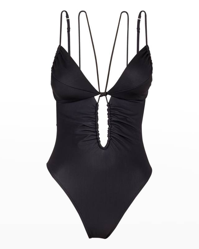 Mag Open-Back One-Piece Swimsuit